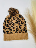 Super Soft Animal Print Beanie Hat - 4 colors!
