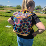 Insulated Sunflower Backpack Cooler