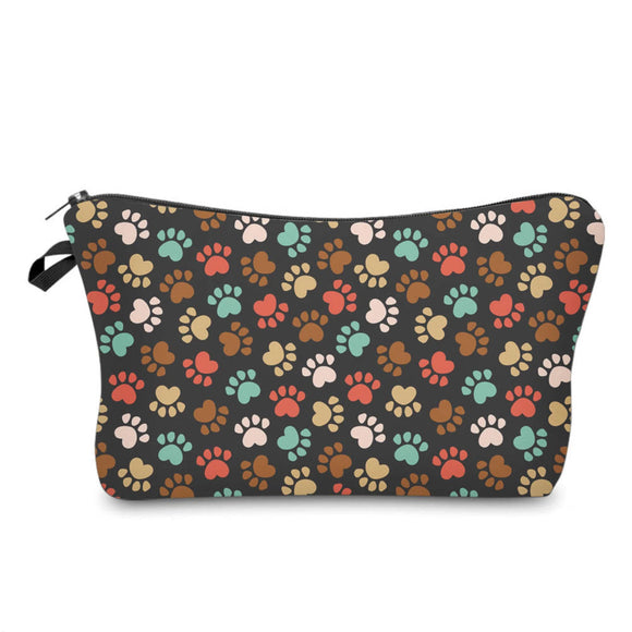 Pouch - Coral Mint Paw