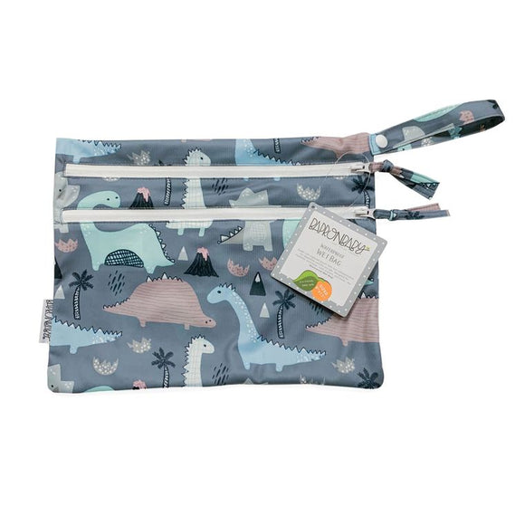 Dinosaur Drawing - Waterproof Wet Bag (For mealtime, on-the-go, and more!)