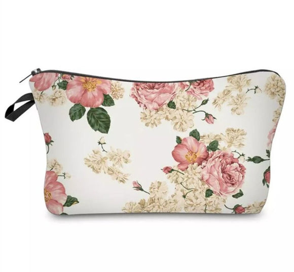 Pouch - White Floral
